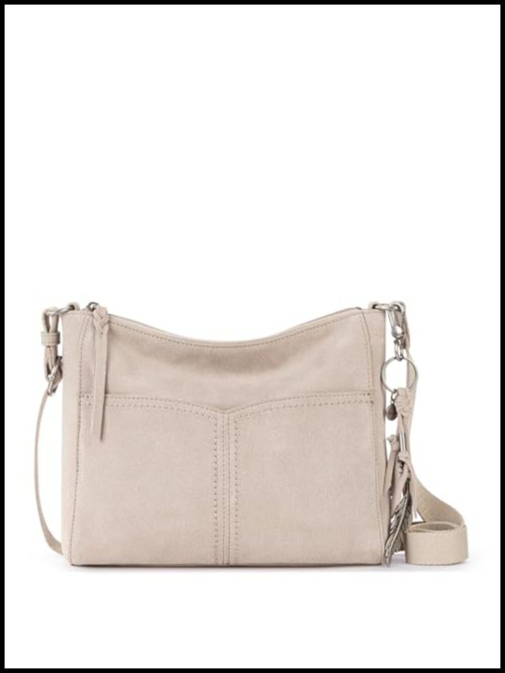 Leather Crossbody Purse Adjustable Strap Zipper Everyday Travel Bag